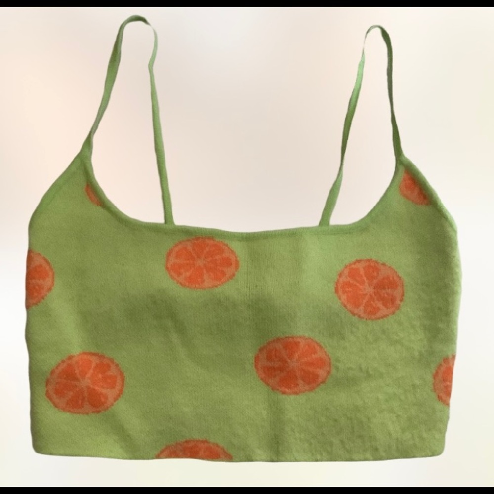 PACSUN- Top XS lime green color.